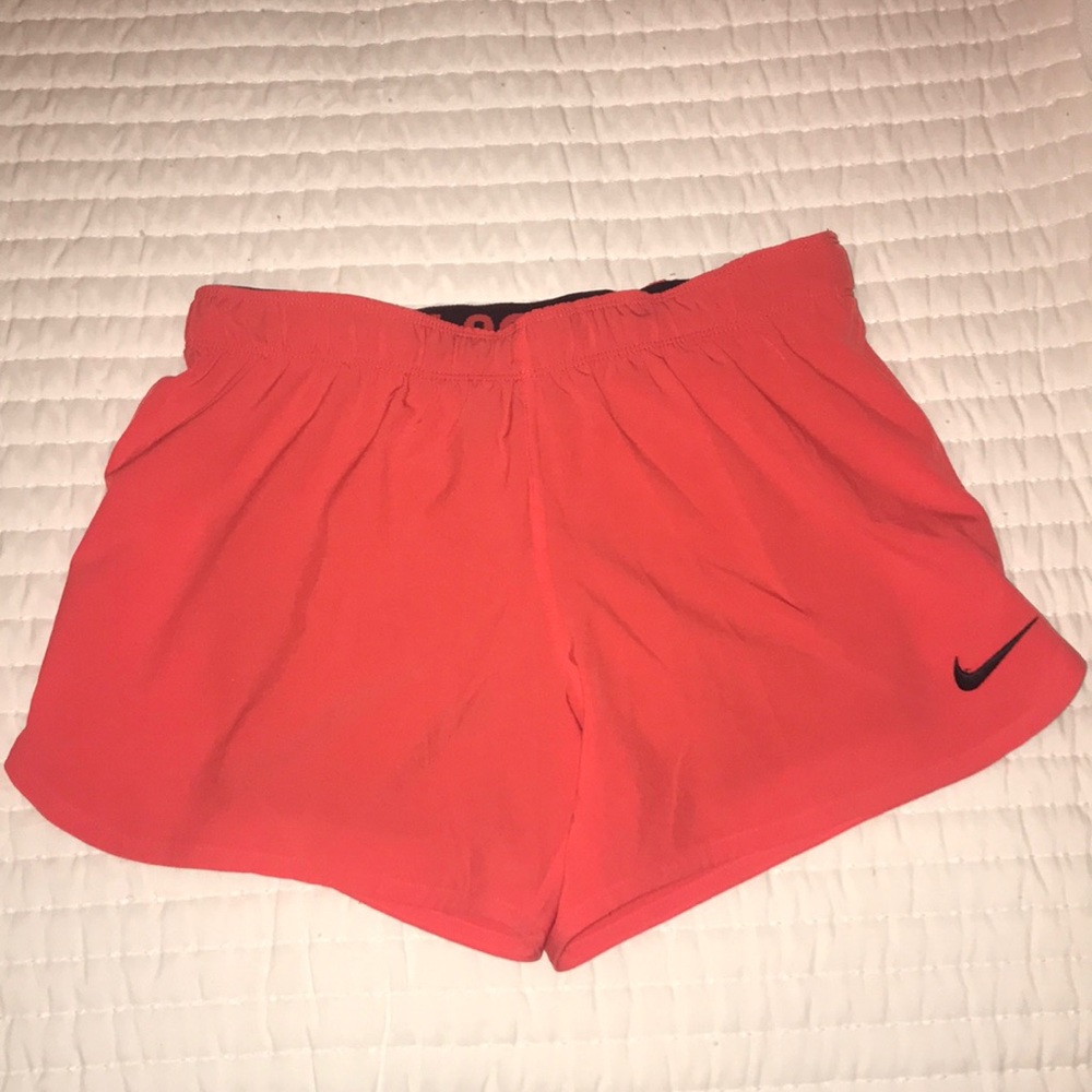 orange nike dri-fit shorts. TAGS STILL ON!
